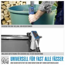 Güde Akku Regenfasspumpe 12V RFP 12-201-04 Gartenpumpe mit Akku und Ladegerät