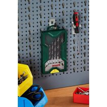 Bosch 7tlg. Mini-X-Line Holzspiralbohrer-Set (für Weich- und Hartholz, Ø 3-10 mm, Zubehör Bohrschrauber und Bohrständer)