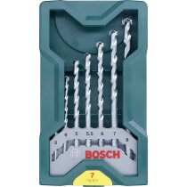 Bosch Mini-X-Line Steinbohrer-Set, 7-teilig 2607019581...