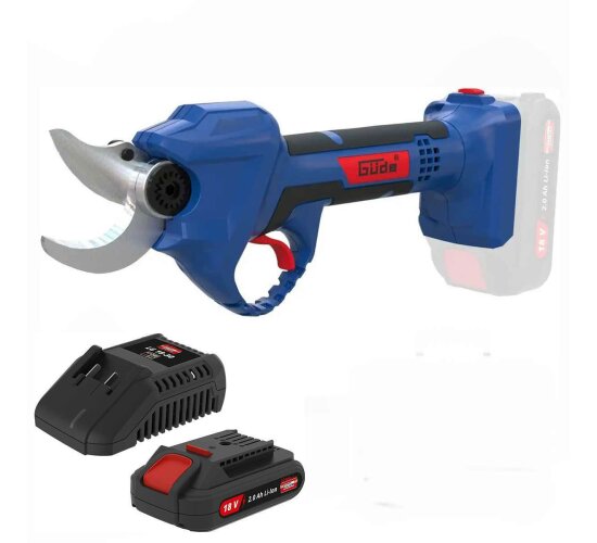 GÜDE Akku Astschere ASC 18-201 mit Akku 2.0 Ah, Ladegerät 3A