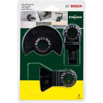 Bosch 3tlg. Starter Set Fliesen für Multifunktionswerkzeuge Starlock