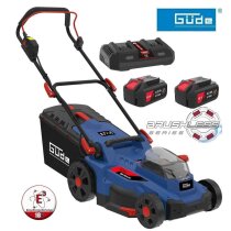 GÜDE Akku Rasenmäher RM 36/37 mit 2 x Akku 4.0...