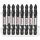 Bosch Professional 8tlg. Doppelschrauber Bit Set 8 x PH2-PZ2 - L 65mm (Impact Control, , Pick and Click,