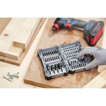 Bosch Professional 9tlg. Doppelschrauber Bit Set (Impact Control, T/PZ/PH/SL Bits und Magnethülse - Länge: 65mm, Pick and Click)