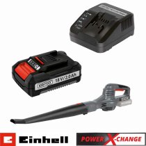 Kraftixx Akku-Laubbläser KX-ALB 1821 Li- + Akku 18V 2,0Ah kompatibel Einhell x-change Geräte