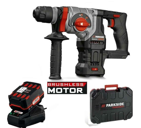 PARKSIDE PERFORMANCE Akku Kombihammer 20 Volt PKHAP 20-Li  4 Ah Akku Ladegerät