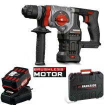 PARKSIDE PERFORMANCE Akku Kombihammer 20 Volt PKHAP 20-Li  4 Ah Akku Ladegerät C3