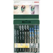 Bosch 10tlg. Stichsägeblatt Set Wood and Metal (Holz...