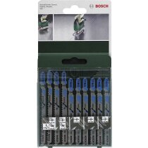 Bosch  10tlg. Stichsägeblatt-Set Metall...