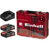 Einhell Akku-Schlagbohrschrauber-Set TE-CD 18/40 Li-i +64tlg. 2 Akkus 18V