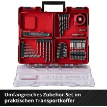 Einhell Akku-Schlagbohrschrauber-Set TE-CD 18/40 Li-i +64tlg. 2 Akkus 18V