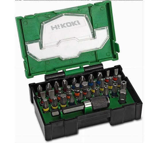 Hitachi Hikoki 40030019 32-teilige Bit-Box Profi Qualität