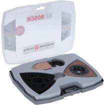 Bosch Professional 6 tlg. Schleifblatt Starlock Best of Sanding Set (für Holz & Mörtel, Zubehör Multifunktionswerkzeug)