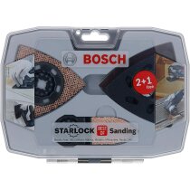Bosch Professional 6 tlg. Schleifblatt Starlock Best of Sanding Set (für Holz & Mörtel, Zubehör Multifunktionswerkzeug)