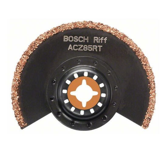 Bosch Karbid Segmentsägeblatt Mörtel und Fliesenkleber für Multifunktionswerkzeuge Starlock (ACZ 85 RT3)