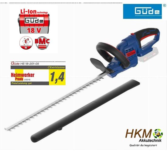 GÜDE Akku Heckenschere HS 18-0 18V E³ Akkusystem ohne Akku / Ladegerät