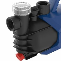 Güde Akku Gartenpumpe GP 18 V Pumpe mit 2 x Akku 4.0 Ah & Ladegerät integrierter Wasserfilter