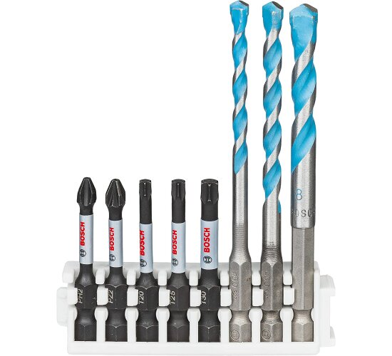 BOSCH Professionel Impact Control HEX-9 MultiConstruction /Bohrer Bit Set