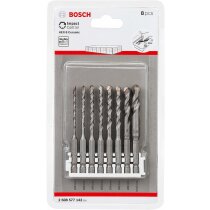 Bosch Professional 8 tlg. Impact Control Fliesenbohrer Set (Fliesen, Porzellan & Keramik, Pick and Click, HEX-9