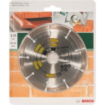 Bosch 2609256401 DIY Diamanttrennscheibe Universal Top Allzweck, 125 mm, 22.23