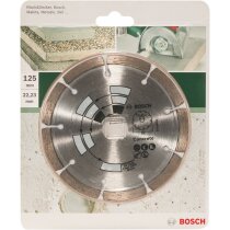 Bosch 2609256414 DIY Diamanttrennscheibe Beton Top Beton/Granit, 125 mm, 22.23