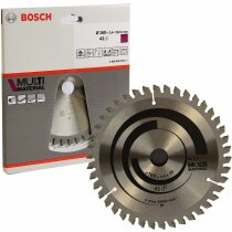 Bosch Professional 1x Kreissägeblatt Multi Material (für Multimaterial, Sägeblatt Ø 160 x 2,4 x 20 mm, 42 Zähne, Zubehör Kreissäge)