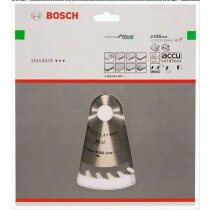 Bosch Professional 1x Kreissägeblatt Optiline Wood (Holz, Sägeblatt Ø Ø 165 x 20/16 x 1,7 mm, 36 Zähne, Zubehör Kreissäge)