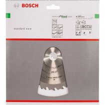 Bosch Professional Kreissägeblatt Speedline Wood, 165 x 20/16 x 1,7 mm, 24, 2608642601