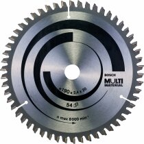 Bosch Professional 1x Kreissägeblatt für Multimaterial, Sägeblatt Ø 190 x 2,4 x 20 mm, 54 Zähne, Zubehör für Kreissägen)