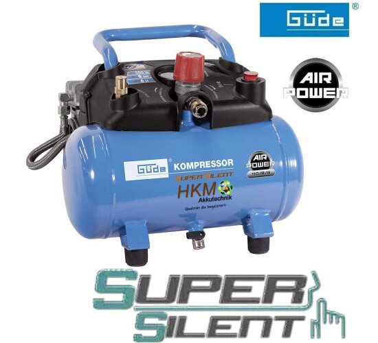 Güde Flüster Kompressor Airpower 110/8/6  SUPER SILENT nur 59 db extrem Leise