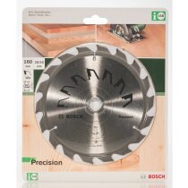 Bosch 2609256855  Kreissägeblatt Precision 160 x 2 x...