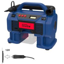 Güde Akku Kompressor K 18-0 (18V oder Zigarettenanzünder, LED-Arbeitsscheinwerfer