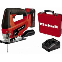 Einhell Akku Pendelhub Stichsäge TC-JS 18V Li , 1x 2,5 Ah Akku, Ladegerät Koffer