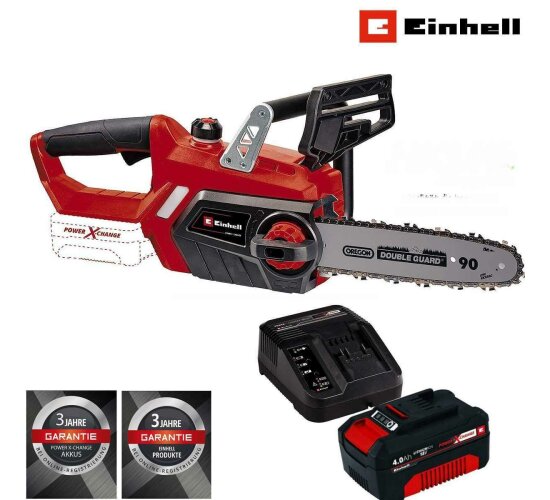 Einhell Akku-Kettensäge GE-LC 18/25 Li Power X-Change 18V & Akku 4.0 Ah Ladegerät