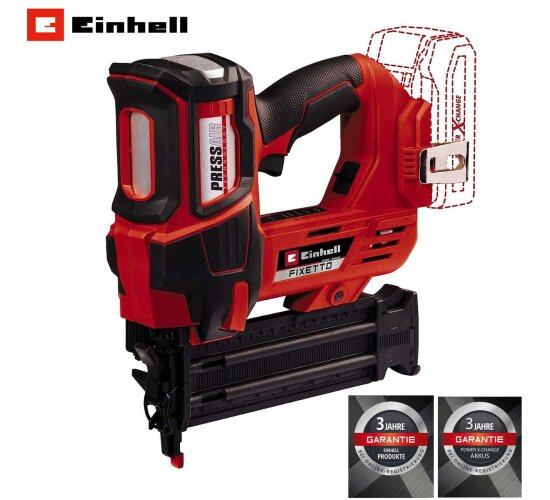 Einhell Professional Akku-Nagler FIXETTO 18/50 N Power X-Change 18V, 60 Schuss/min, max. 50 mm Nagellänge, Einzel-/Serienschuss