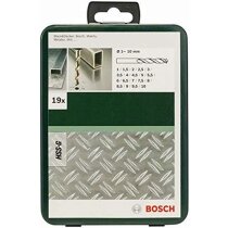 Bosch 19tlg. Metallbohrer-Set HSS-G geschliffen