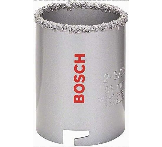 Bosch hartmetallbestreute Lochsäge (Ø 53 mm) für Stein und Fliesen