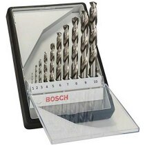 Bosch Metallbohrer-Set Robust Line HSS-G, DIN 135,...