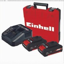 Einhell Akku-Schlagbohrschrauber TE-CD 18/48 Li-i Kit Power X-Change (mit Schlagfunktion, Li-Ion, 18 V, 48 Nm,  Koffer, inkl. 2x 2,0 Ah Akkus und Ladegerät)