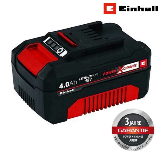 Original Einhell System Akku Power X-Change (Lithium Ionen Akku, 18 V, 4,0 Ah