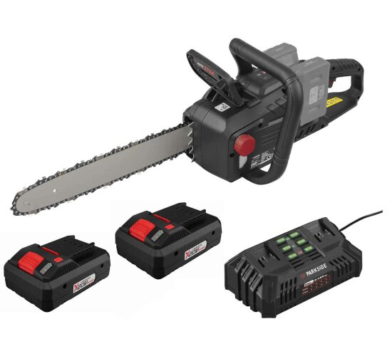 PARKSIDE PERFORMANCE  40V Akku-Kettensäge PKSA 40 Li mit Smart Akku 4.0 Ah und Ladegerät