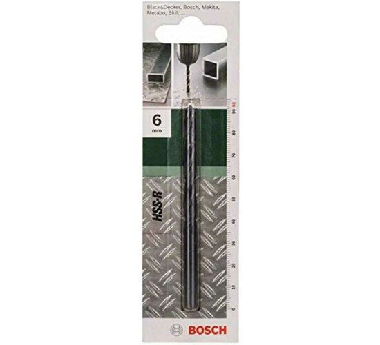 Bosch Metallbohrer HSS-R rollgewalzt (Ø 6 mm)