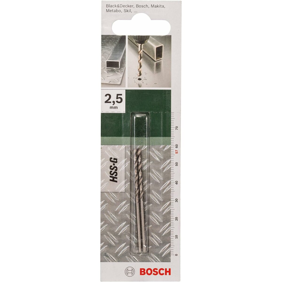 Bosch 10 Piece HSS-TiN, 135 ° Metal Drill Bit Set - GZ Industrial Supplies