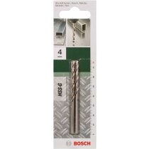 Bosch Metallbohrer HSS-G geschliffen (2 Stück, Ø 4 mm)