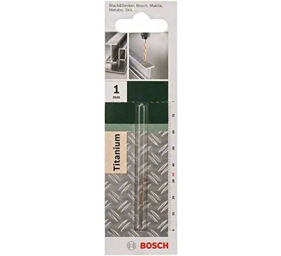 Bosch Metallbohrer HSS-TiN (Ø 1 mm)