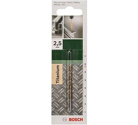 Bosch Metallbohrer HSS-TiN (Ø 2,5 mm)