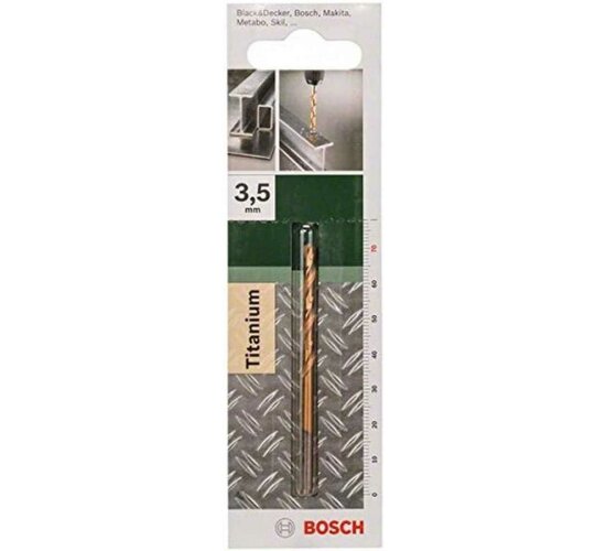 Bosch Metallbohrer HSS-TiN (Ø 3,5 mm)