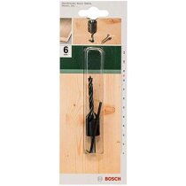 Bosch Holzspiralbohrer mit Senker 90° (Ø 6 mm)