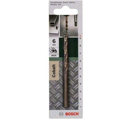Bosch Metallbohrer Cobalt (Ø 6,0 mm)