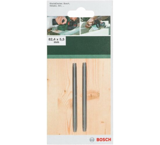 2 Stk Bosch  Hobelmesser ( 82  x 5,5 mm)